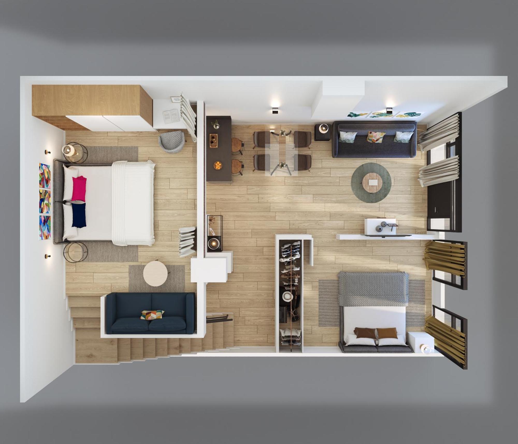 Duplex Moderno Y Acogedor Junto A Atocha Apartment Madrid Bagian luar foto
